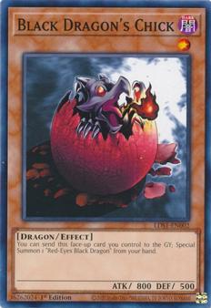 2020 Yu-Gi-Oh! Legendary Duelists: Season 1 - English - 1st/Limited Edition #LDS1-EN002 Black Dragon's Chick Front