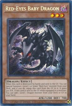 2020 Yu-Gi-Oh! Legendary Duelists: Season 1 - English - 1st/Limited Edition #LDS1-EN010 Red-Eyes Baby Dragon Front
