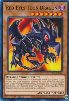 2020 Yu-Gi-Oh! Legendary Duelists: Season 1 - English - 1st/Limited Edition #LDS1-EN066 Red-Eyes Toon Dragon Front