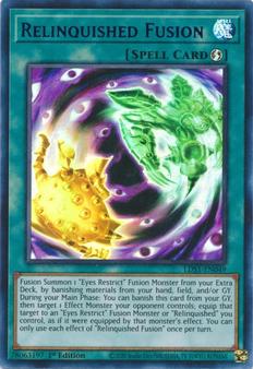 2020 Yu-Gi-Oh! Legendary Duelists: Season 1 - English - 1st/Limited Edition #LDS1-EN049 Relinquished Fusion Front