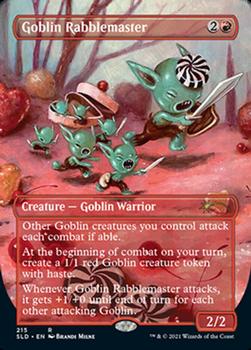 2021 Magic The Gathering Secret Lair Valentine's Day #215 Goblin Rabblemaster Front