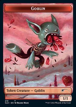 2021 Magic The Gathering Secret Lair Valentine's Day #219 Goblin Front