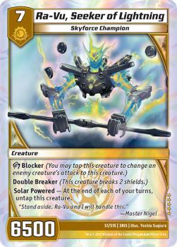 2012 Kaijudo Rise of the Duel Masters #S1/S15 Ra-Vu, Seeker of Lightning Front