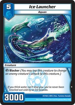 2012 Kaijudo Rise of the Duel Masters #47/165 Ice Launcher Front