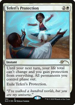 2020 Magic The Gathering Secret Lair Extra Life #164 Teferi's Protection Front