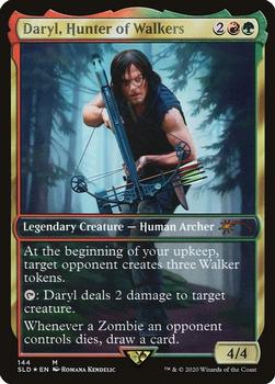 2020 Magic The Gathering Secret Lair x The Walking Dead #144 Daryl, Hunter of Walkers Front