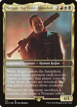 2020 Magic The Gathering Secret Lair x The Walking Dead #147 Negan, the Cold-Blooded Front