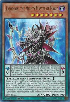 2019 Yu-Gi-Oh! Order of the Spellcasters English 1st Edition #SR08-EN001 Endymion, the Mighty Master of Magic Front