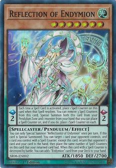 2019 Yu-Gi-Oh! Order of the Spellcasters English 1st Edition #SR08-EN002 Reflection of Endymion Front