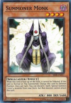 2019 Yu-Gi-Oh! Order of the Spellcasters English 1st Edition #SR08-EN017 Summoner Monk Front