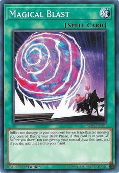 2019 Yu-Gi-Oh! Order of the Spellcasters English 1st Edition #SR08-EN030 Magical Blast Front