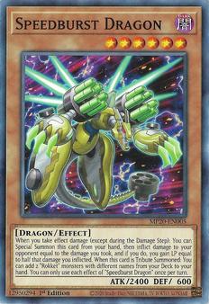 2020 Yu-Gi-Oh! Tin of Lost Memories #MP20-EN005 Speedburst Dragon Front