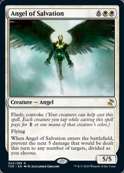 2021 Magic the Gathering Time Spiral Remastered #003/289 Angel of Salvation Front