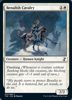 2021 Magic the Gathering Time Spiral Remastered #007/289 Benalish Cavalry Front
