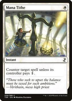 2021 Magic the Gathering Time Spiral Remastered #026/289 Mana Tithe Front
