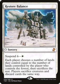 2021 Magic the Gathering Time Spiral Remastered #036/289 Restore Balance Front