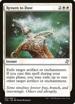 2021 Magic the Gathering Time Spiral Remastered #037/289 Return to Dust Front