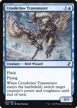 2021 Magic the Gathering Time Spiral Remastered #059/289 Crookclaw Transmuter Front