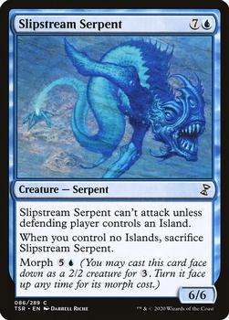 2021 Magic the Gathering Time Spiral Remastered #086/289 Slipstream Serpent Front