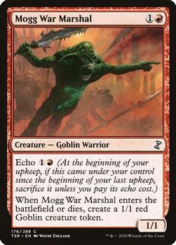 2021 Magic the Gathering Time Spiral Remastered #176/289 Mogg War Marshal Front