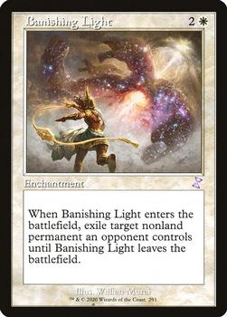 2021 Magic the Gathering Time Spiral Remastered #291 Banishing Light Front