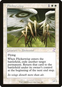 2021 Magic the Gathering Time Spiral Remastered #294 Flickerwisp Front