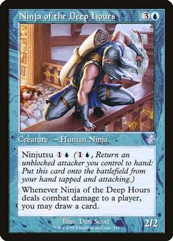 2021 Magic the Gathering Time Spiral Remastered #313 Ninja of the Deep Hours Front