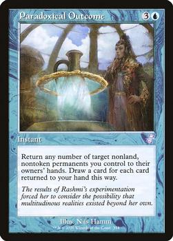 2021 Magic the Gathering Time Spiral Remastered #314 Paradoxical Outcome Front