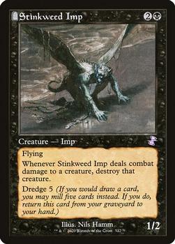 2021 Magic the Gathering Time Spiral Remastered #332 Stinkweed Imp Front