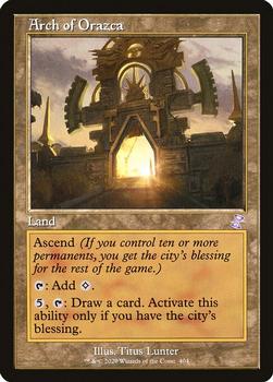 2021 Magic the Gathering Time Spiral Remastered #404 Arch of Orazca Front