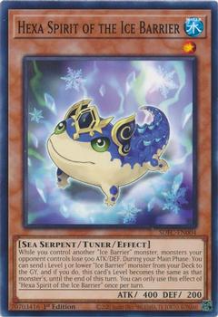 2021 Yu-Gi-Oh! Structure Deck: Freezing Chains English 1st Edition  #SDFC-EN004 Hexa Spirit of the Ice Barrier Front