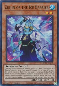 2021 Yu-Gi-Oh! Structure Deck: Freezing Chains English 1st Edition  #SDFC-EN005 Zuijin of the Ice Barrier Front