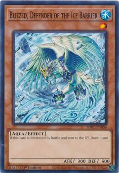 2021 Yu-Gi-Oh! Structure Deck: Freezing Chains English 1st Edition  #SDFC-EN006 Blizzed, Defender of the Ice Barrier Front