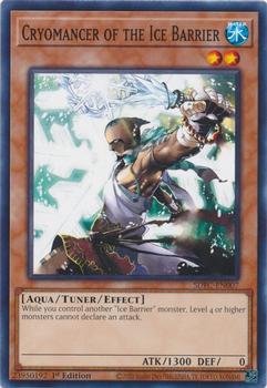 2021 Yu-Gi-Oh! Structure Deck: Freezing Chains English 1st Edition  #SDFC-EN007 Cryomancer of the Ice Barrier Front