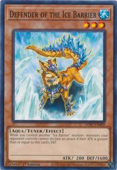 2021 Yu-Gi-Oh! Structure Deck: Freezing Chains English 1st Edition  #SDFC-EN009 Defender of the Ice Barrier Front