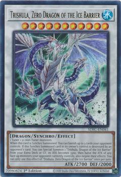 2021 Yu-Gi-Oh! Structure Deck: Freezing Chains English 1st Edition  #SDFC-EN041 Trishula, Zero Dragon of the Ice Barrier Front