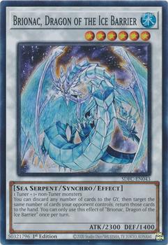 2021 Yu-Gi-Oh! Structure Deck: Freezing Chains English 1st Edition  #SDFC-EN043 Brionac, Dragon of the Ice Barrier Front