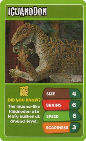 2020 Top Trumps Dinosaurs #NNO Iguanodon Front