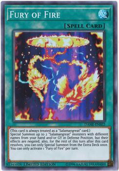 2019 Yu-Gi-Oh! Dark Neostorm English Special Edition #DANE-ENSE2 Fury of Fire Front