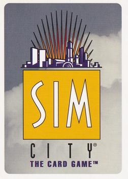 1995 SimCity The Card Game #NNO Seaport Back