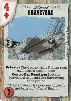 1998 Deadlands: Doomtown Episodes 1&2 #NNO Graveyard Front