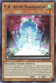 2018 Yu-Gi-Oh! Extreme Force English #EXFO-EN086 F.A. Auto Navigator Front