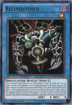 2016 Yu-Gi-Oh! Millennium Pack English 1st Edition #MIL1-EN008 Relinquished Front