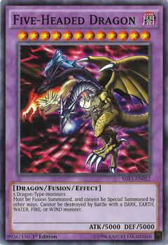 2016 Yu-Gi-Oh! Millennium Pack English 1st Edition #MIL1-EN012 Five-Headed Dragon Front