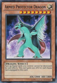 2013 Yu-Gi-Oh! Shadow Specters English #SHSP-EN012 Armed Protector Dragon Front