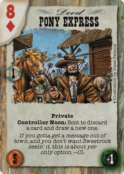 1998 Deadlands: Doomtown Episode 7 - Reprints #28 Pony Express Front