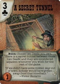 1999 Deadlands: Doomtown Pine Box #4 A Secret Tunnel Front