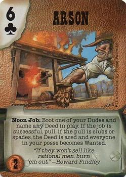 1999 Deadlands: Doomtown Pine Box #12 Arson Front