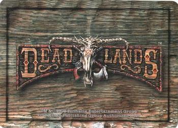 1999 Deadlands: Doomtown Pine Box #36 Buffalo Chip Saloon Back