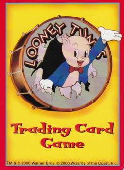 2000 Wizards of the Coast Looney Tunes TCG #117 Robin-Hood Daffy Back